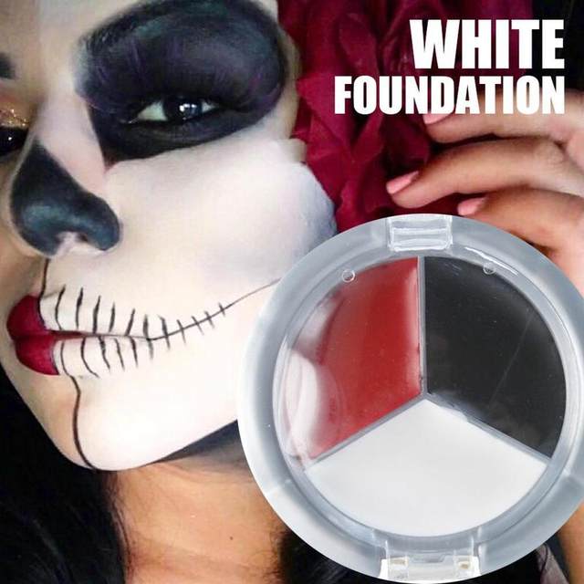 12g Professional Face Body Paint Oil Painting Pigments Red/Black/White  Paint Cream Party Art Up Facial Makeup Clown Halloween - AliExpress